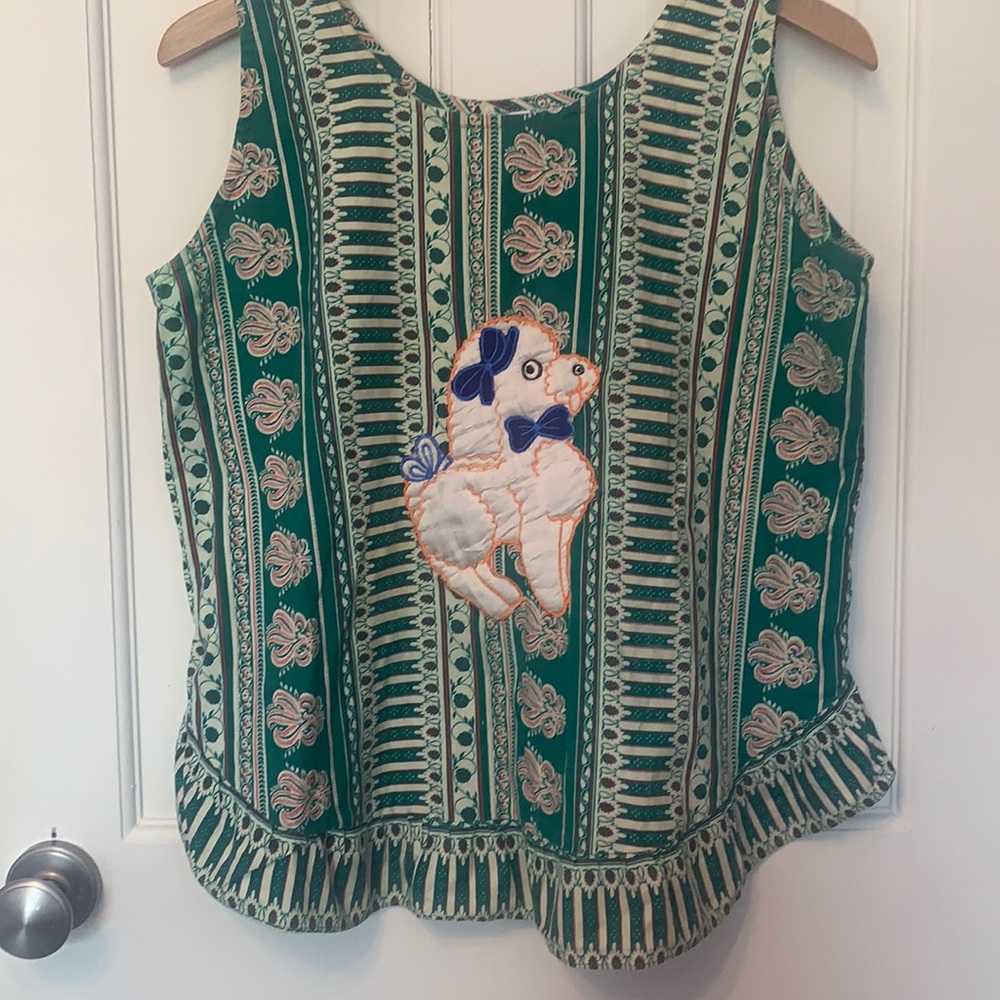 Vintage Poodle Blouse